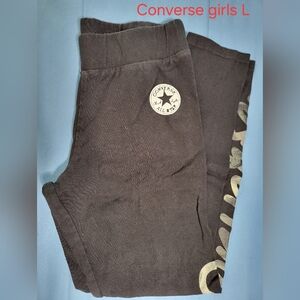 Converse Kids Black Logo Leggings